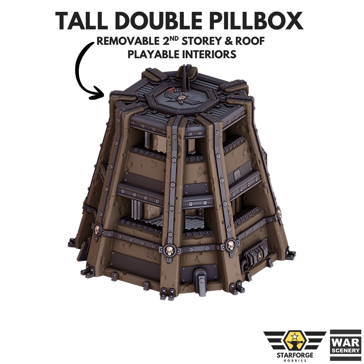 Grimdark Double Pillbox [Tall]