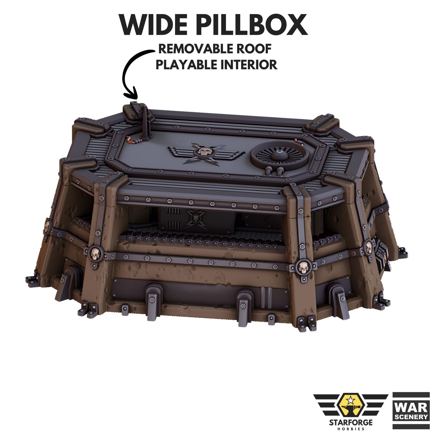 Grimdark Wide Pillbox