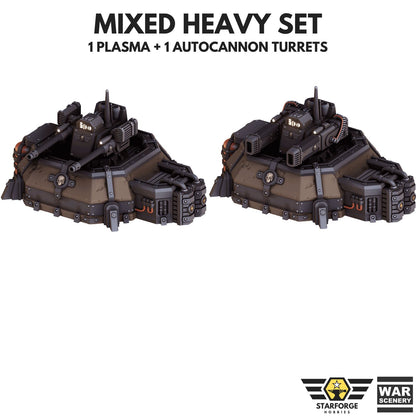 Grimdark Modular Defense Turret Set