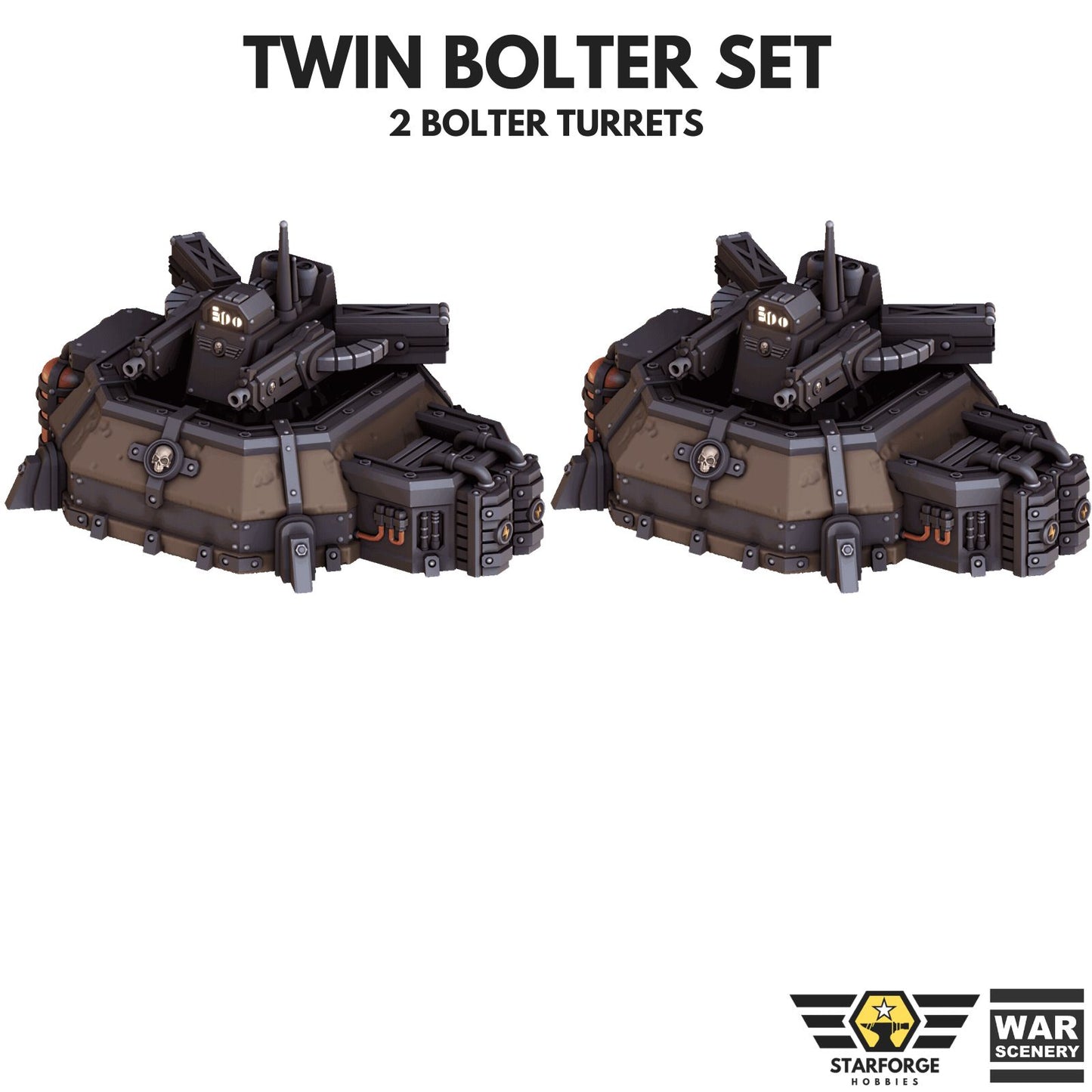 Grimdark Modular Defense Turret Set