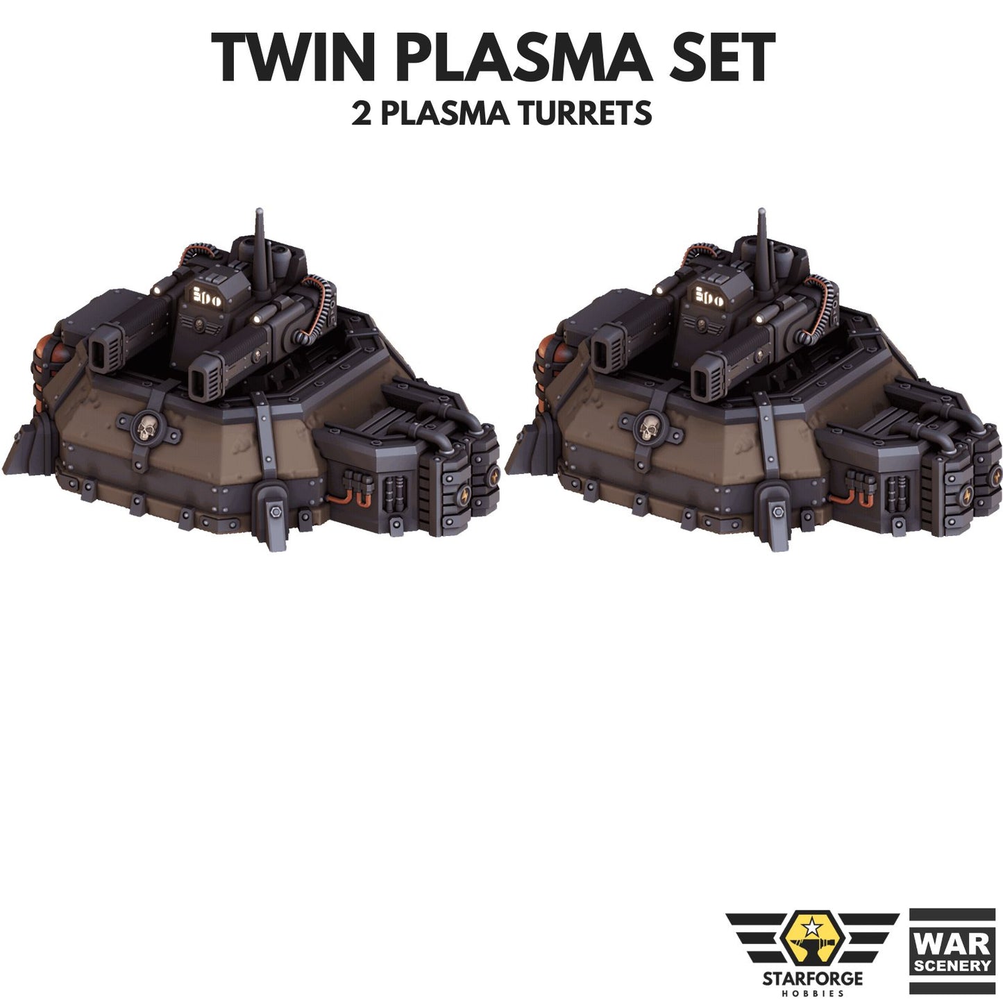 Grimdark Modular Defense Turret Set